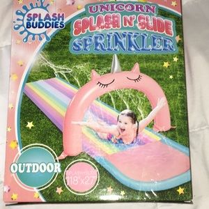 Splash Buddies Unicorn splash n’ slide sprinkler